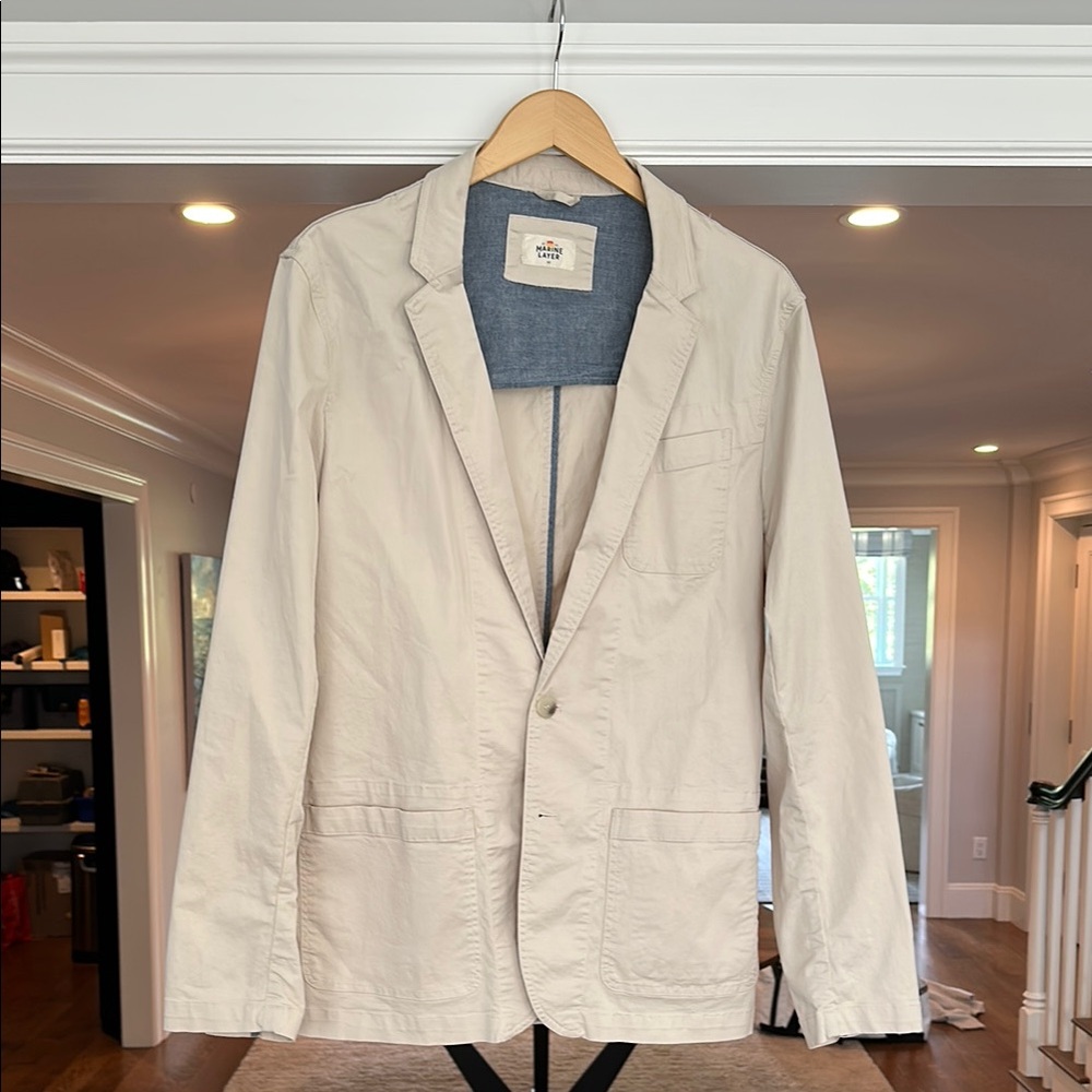 Men's Khaki Summer Formal Jacket